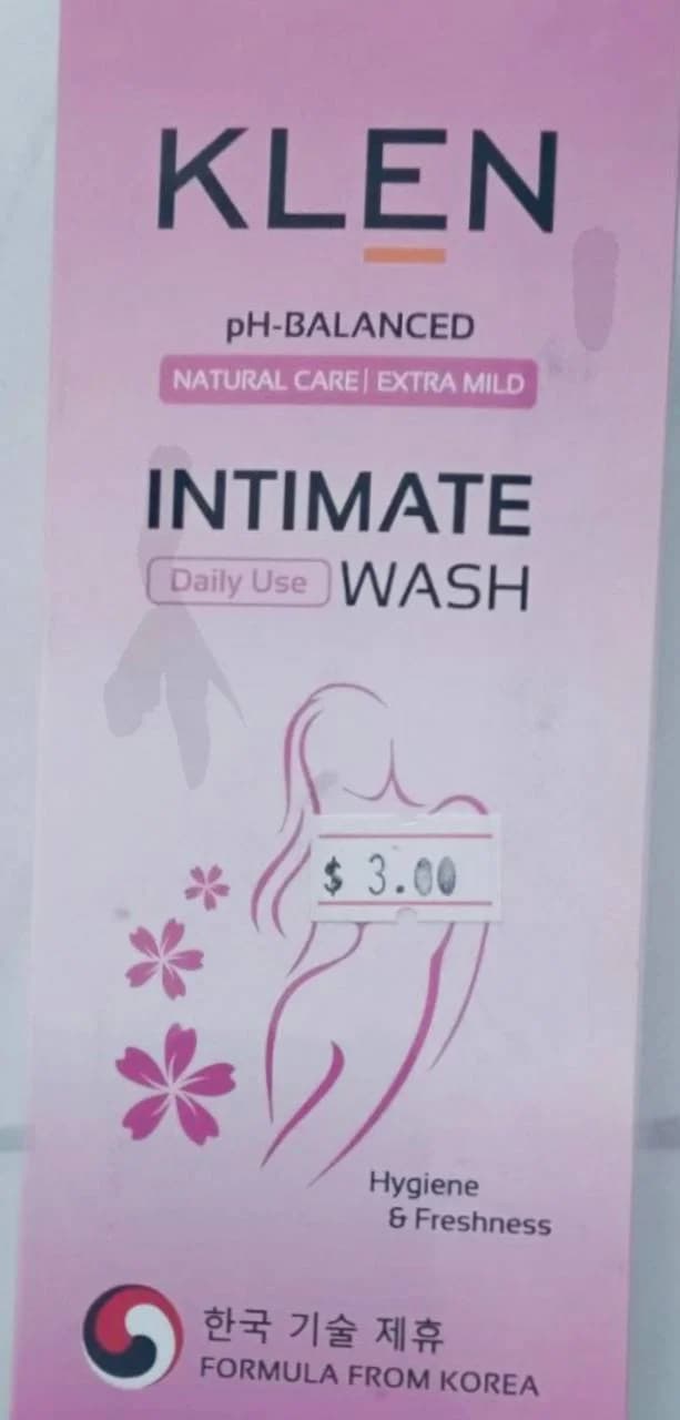 KLEN Intimate Wash Extra Mild pH-balanced intimate wash