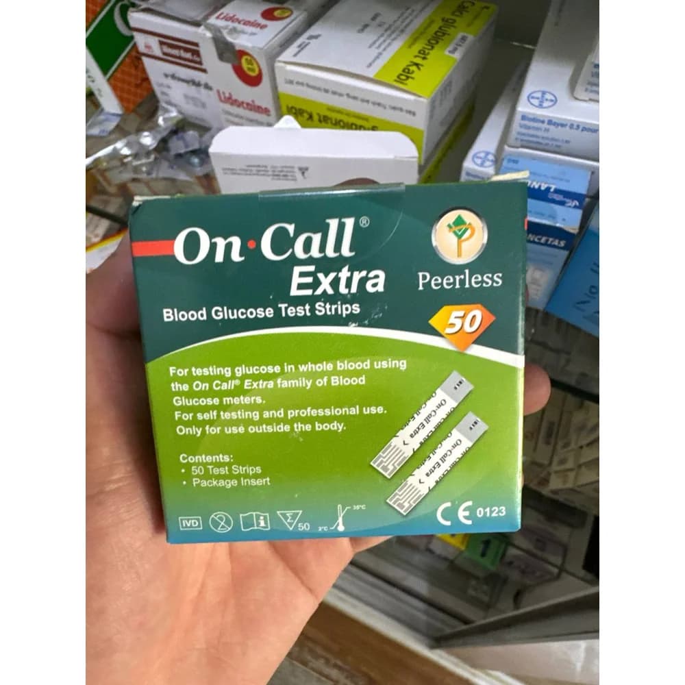 On Call Extra Blood glucose test strips