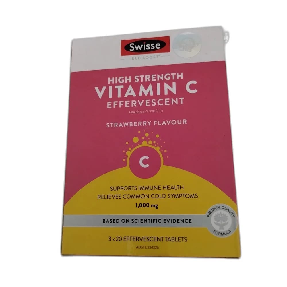 Swisse High Strength Vitamin C Effervescent 1000mg