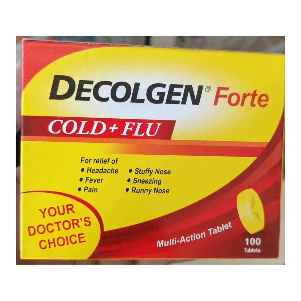 Decolgen Forte 25 mg / 2 mg / 500 mg