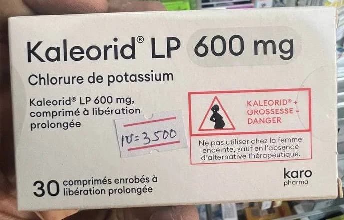 Kaleorid LP 600mg 600mg