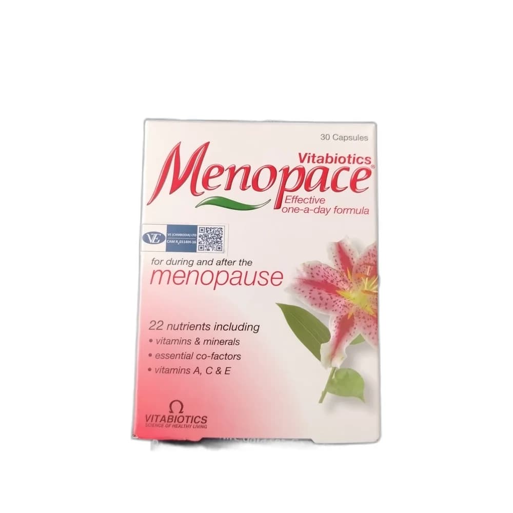 Menopace 22 nutrients, one-a-day formula