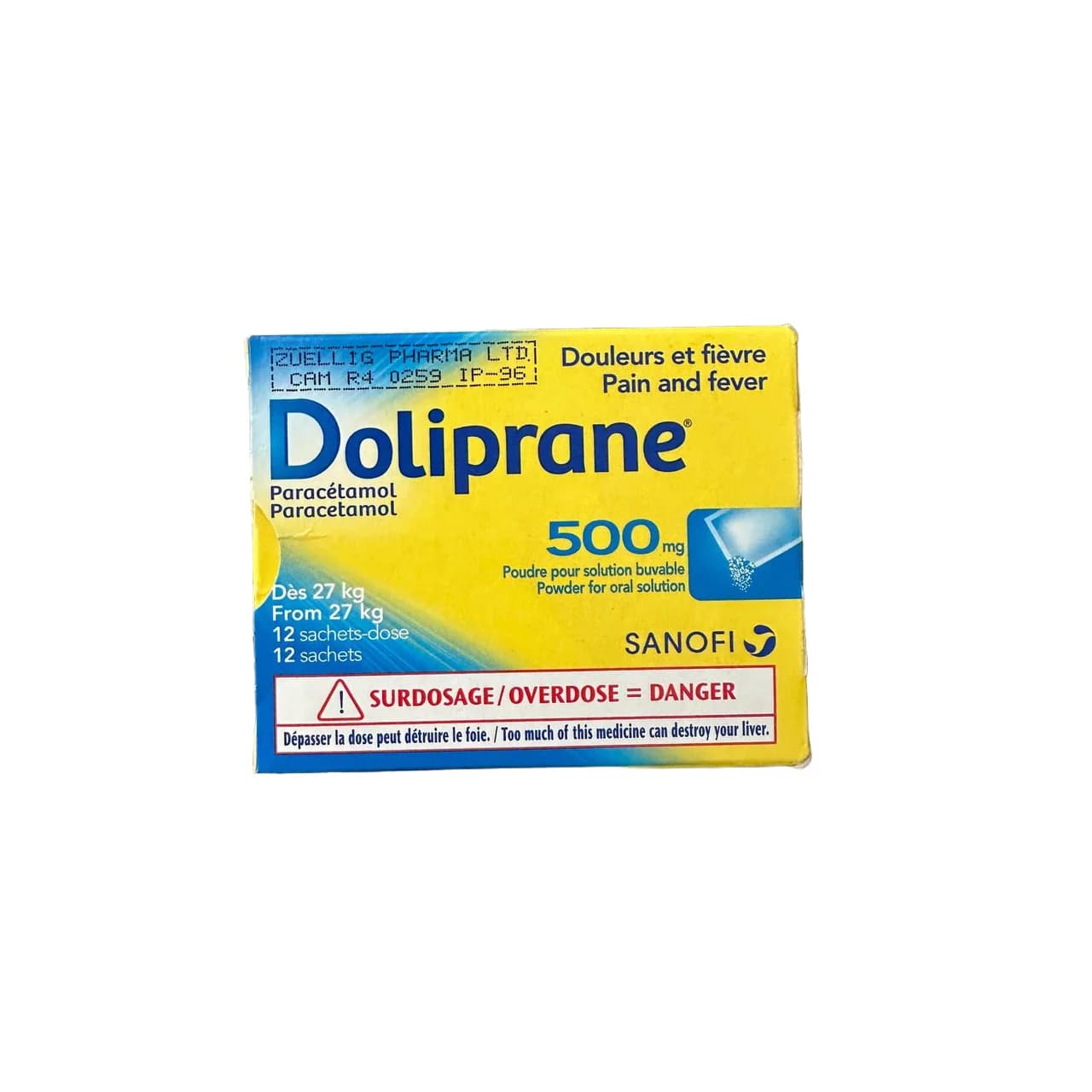 Doliprane 500 mg 500 mg