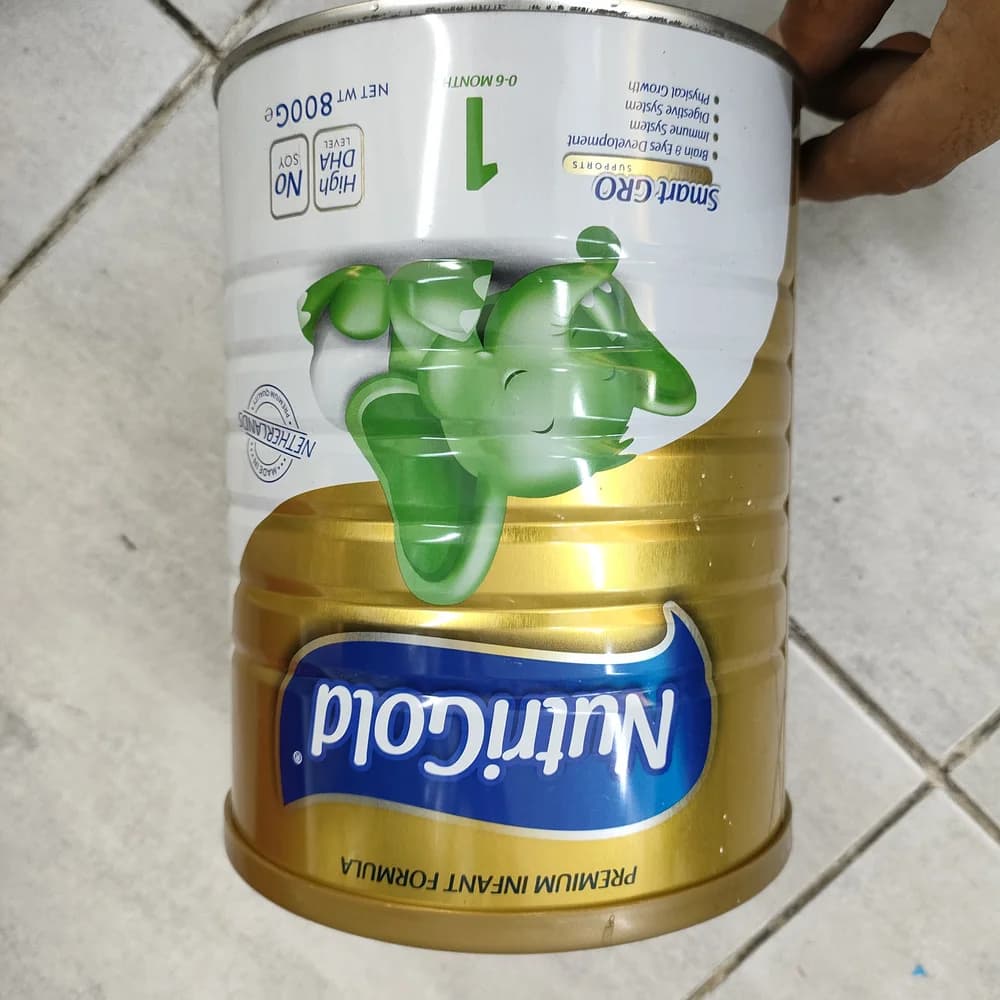 NutriGold SmartGRO 1 Premium Infant Formula 0-6 months, 800 g powder