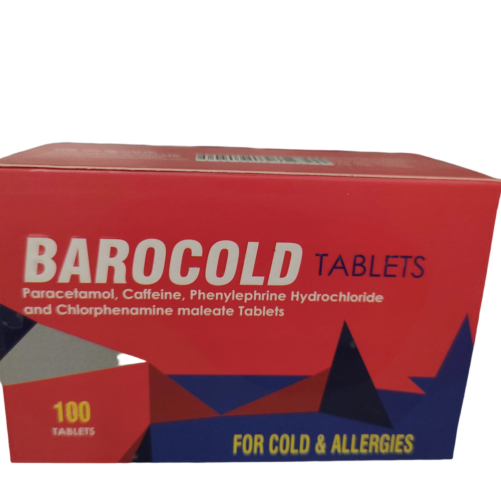 Barocold Paracetamol + Caffeine + Phenylephrine HCl + Chlorphenamine Maleate