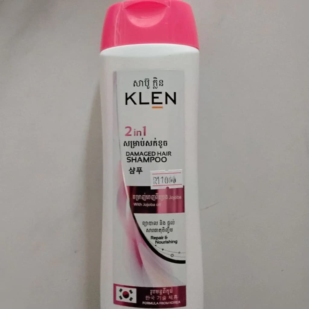 KLEN 2-in-1 Damaged Hair Shampoo (With Jojoba Oil) Not available