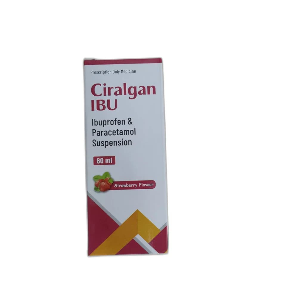 Ciralgan IBU Ibuprofen 100 mg + Paracetamol 162.5 mg / 5 ml