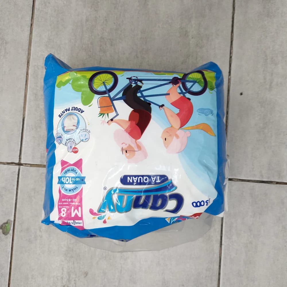 Canny Adult Disposable Pants (M) Size M, 8 pants per pack, waist 60-85 cm