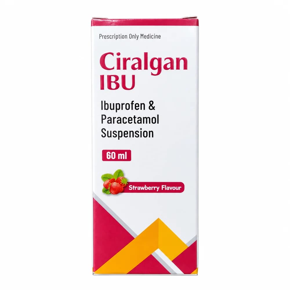 Ciralgan IBU Ibuprofen 100 mg + Paracetamol 162.5 mg / 5 mL
