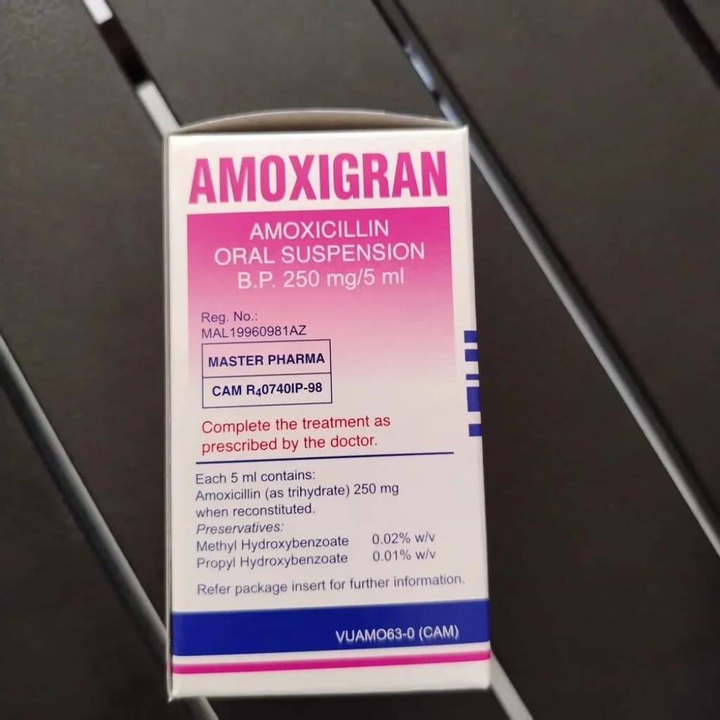 Amoxigran 250 mg/5 ml