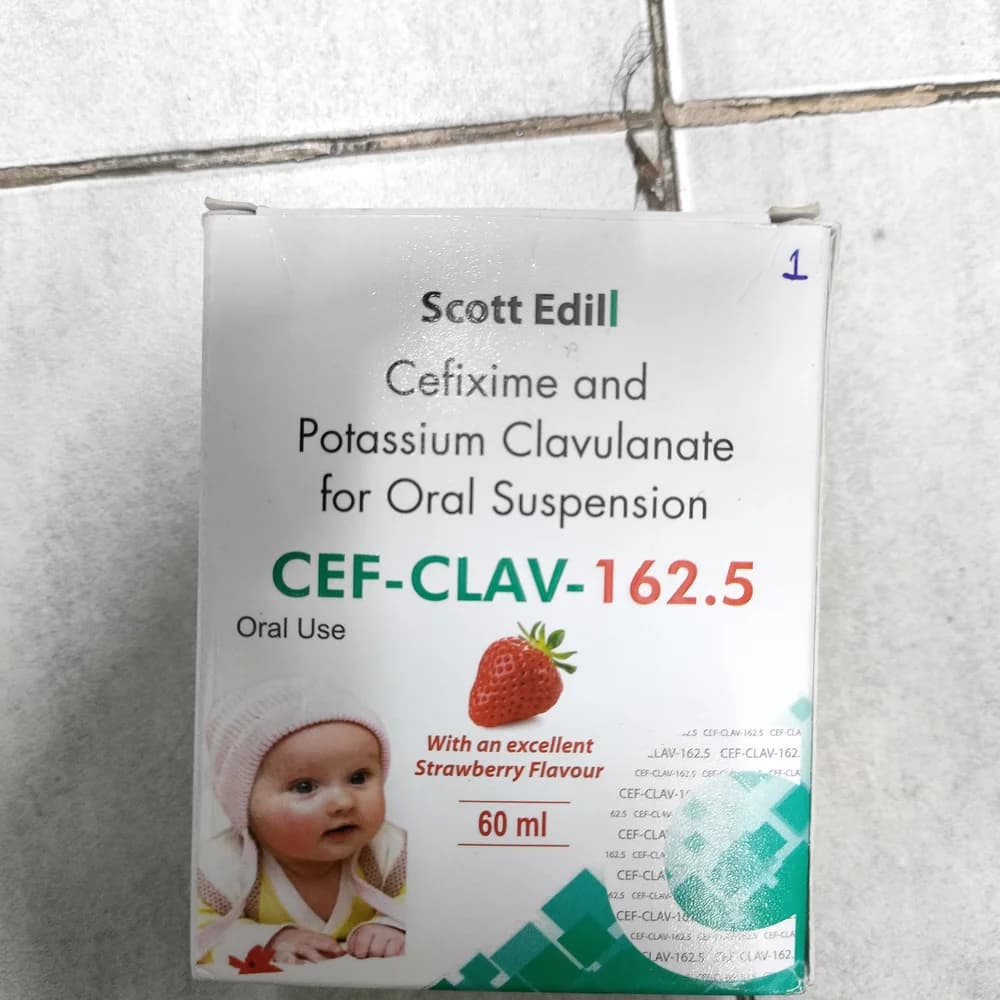 CEF-CLAV-162.5 162.5 mg / 5 mL (after reconstitution)