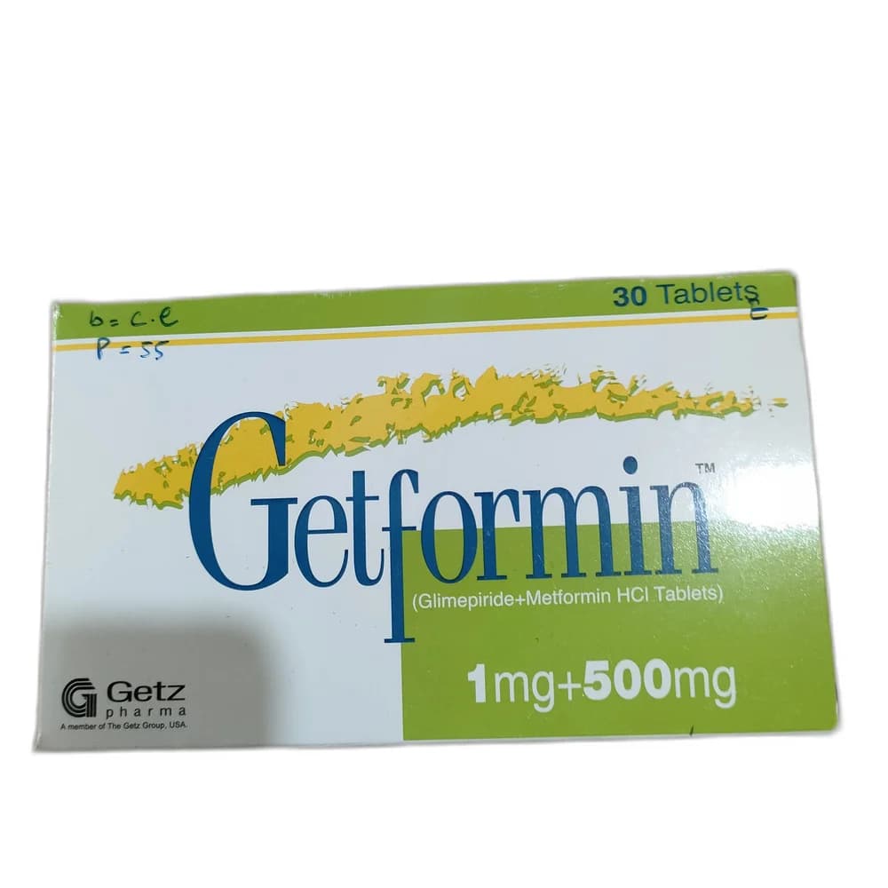 Getformin 1 mg / 500 mg