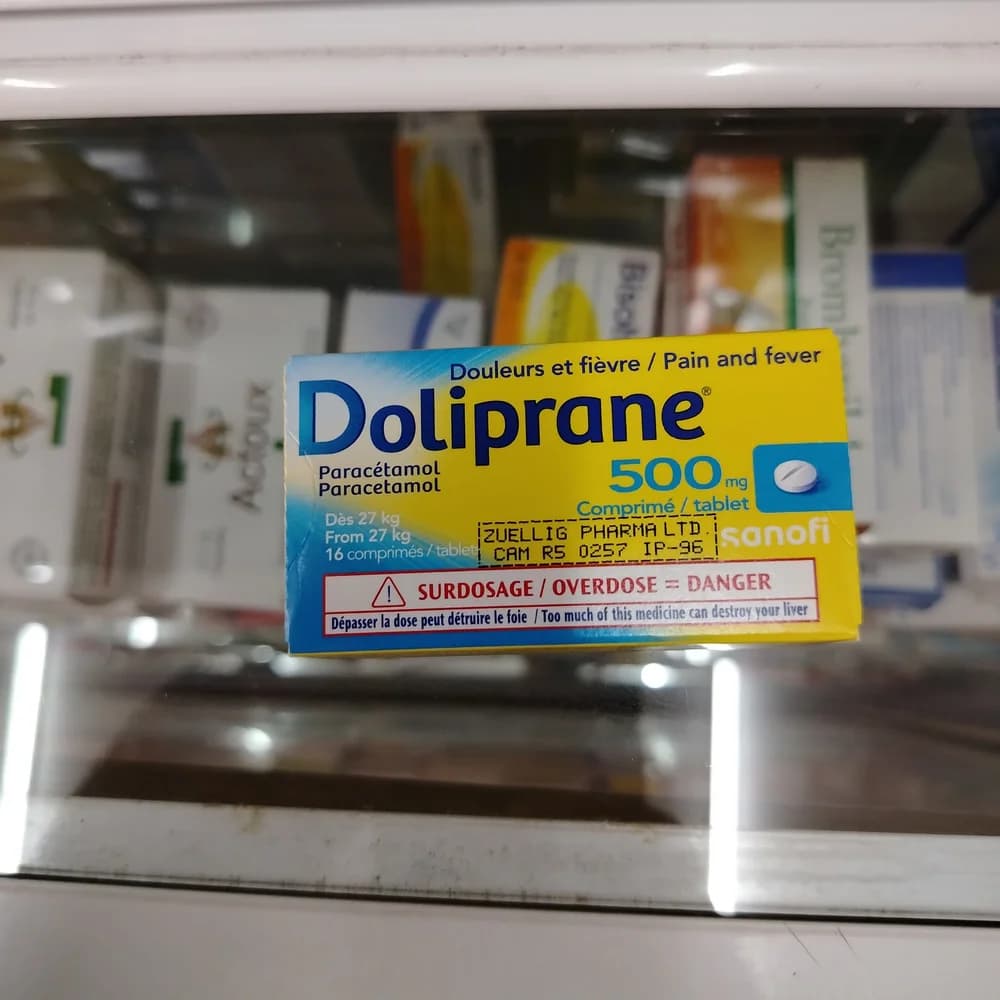 Doliprane Paracetamol 500 mg per tablet
