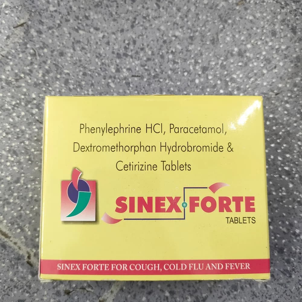 Sinex Forte 5 mg / 500 mg / 10 mg / 5 mg