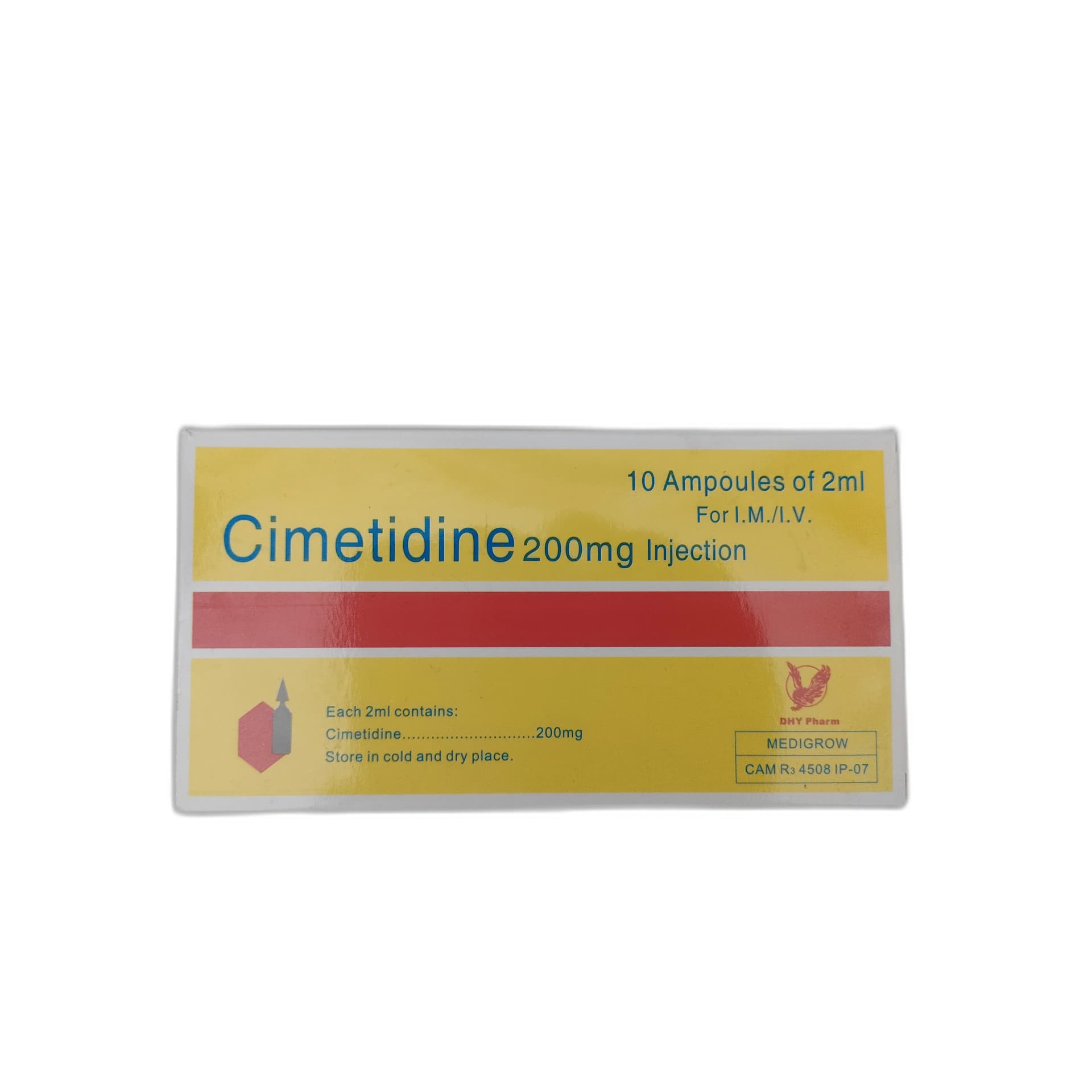 Cimetidine 200 mg / 2 mL