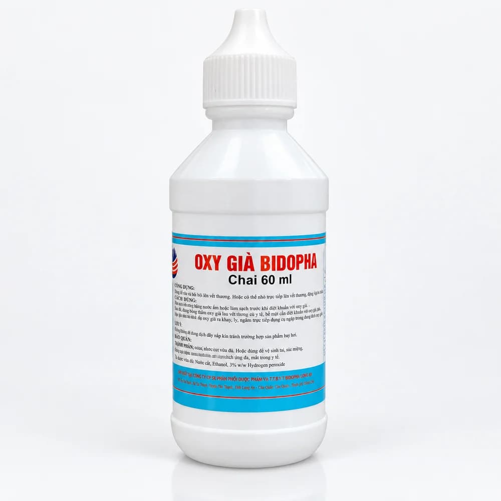 Oxy Già Bidopha Hydrogen peroxide 3% w/w; 60 ml