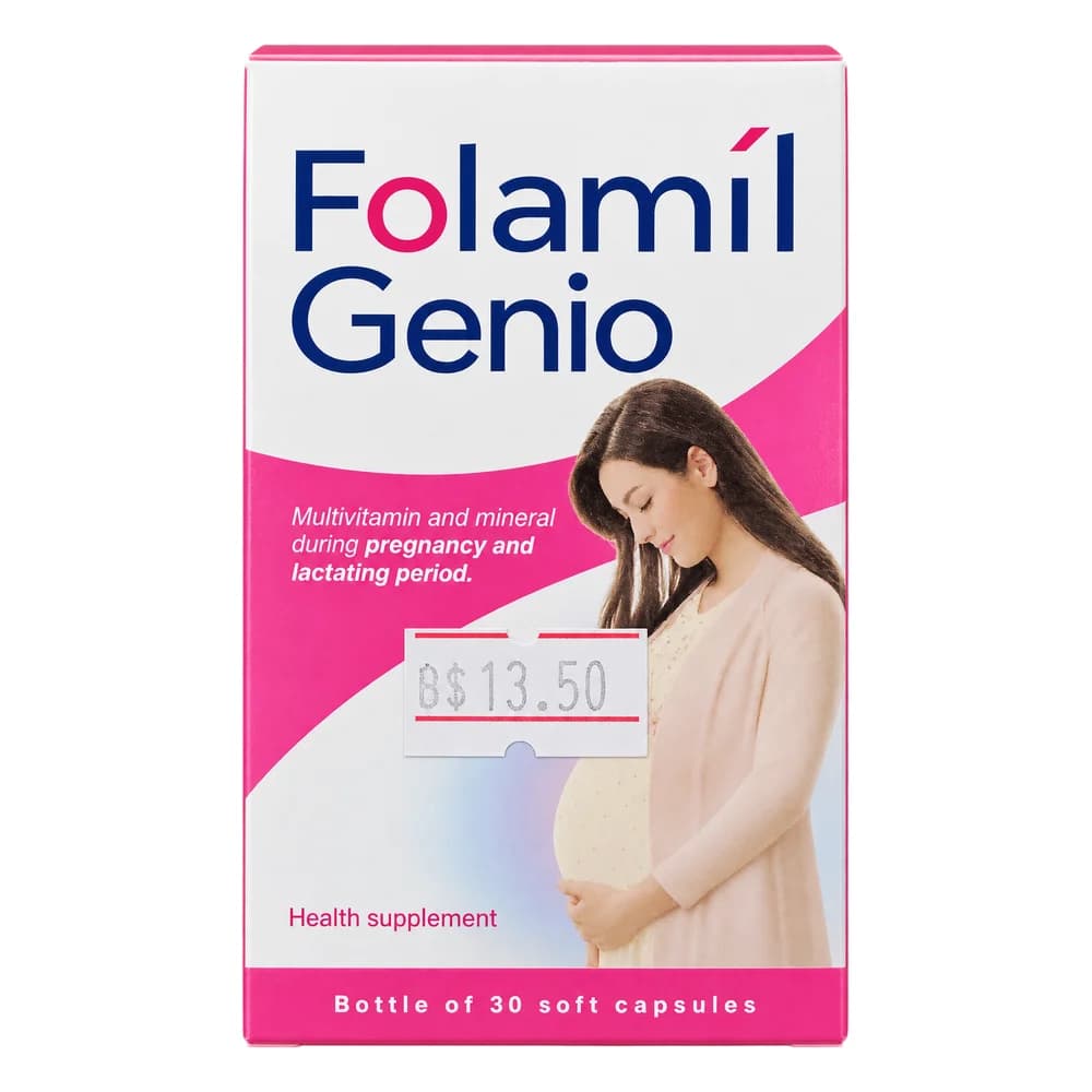 Folamil Genio Multivitamin and mineral supplement with DHA and EPA