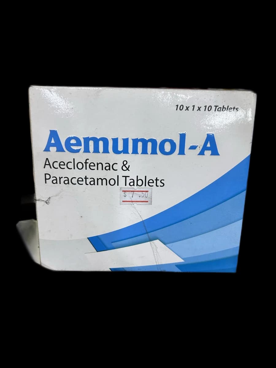 Aemumol-A Aceclofenac + Paracetamol