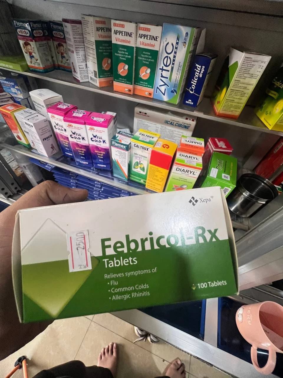 Febricol-Rx Paracetamol + Chlorpheniramine + Phenylephrine