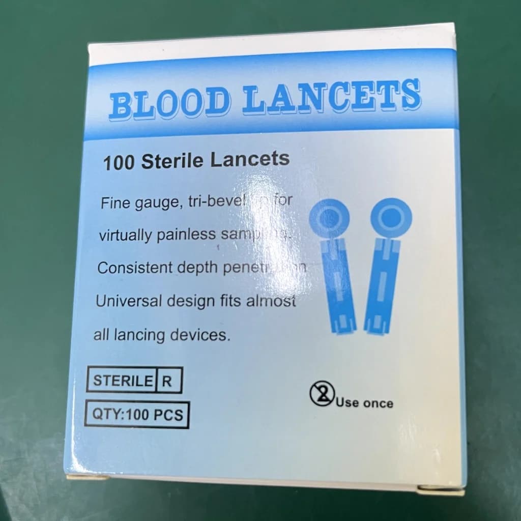Blood Lancets Not available