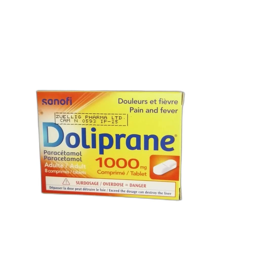 Doliprane 1000 mg per tablet