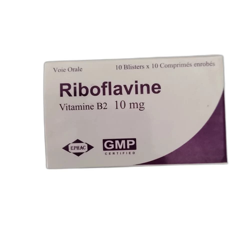 Riboflavine 10mg 10 mg per coated tablet