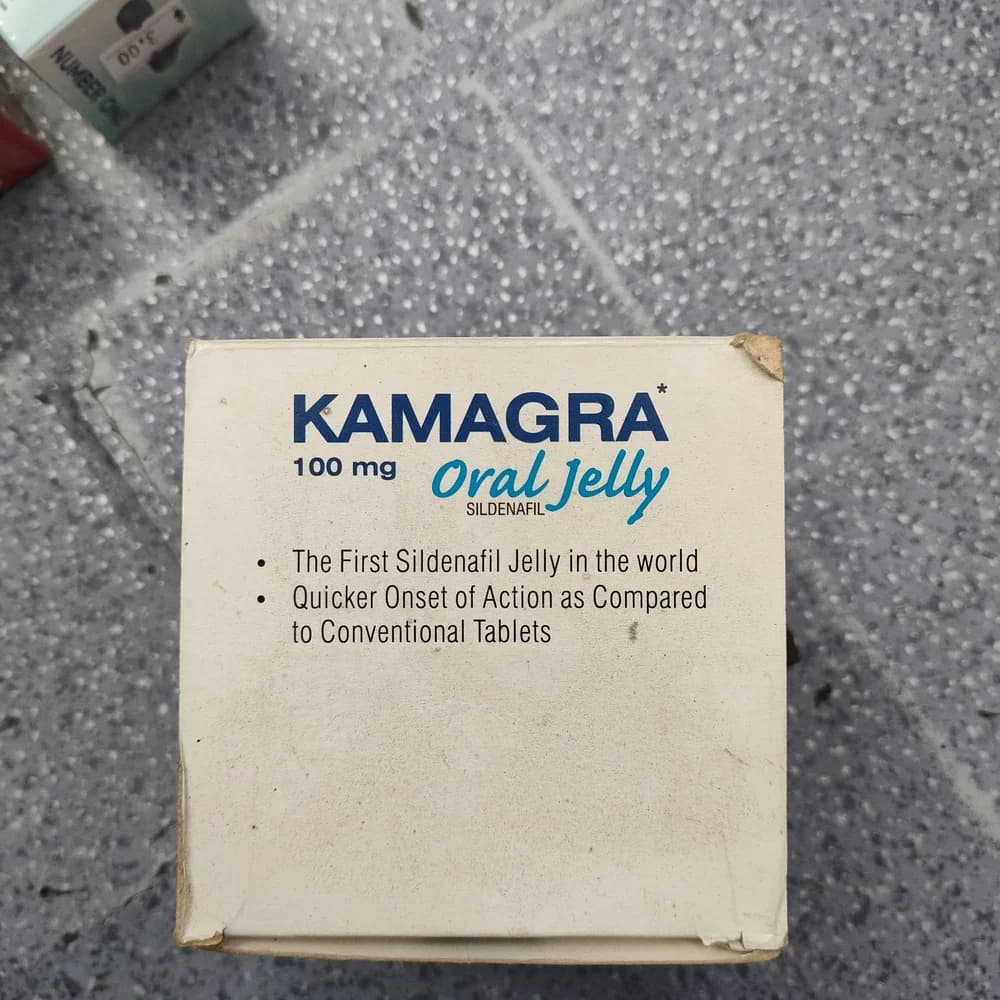 Kamagra 100 mg Oral Jelly (Banana Flavour) 100 mg sildenafil per 5 g sachet