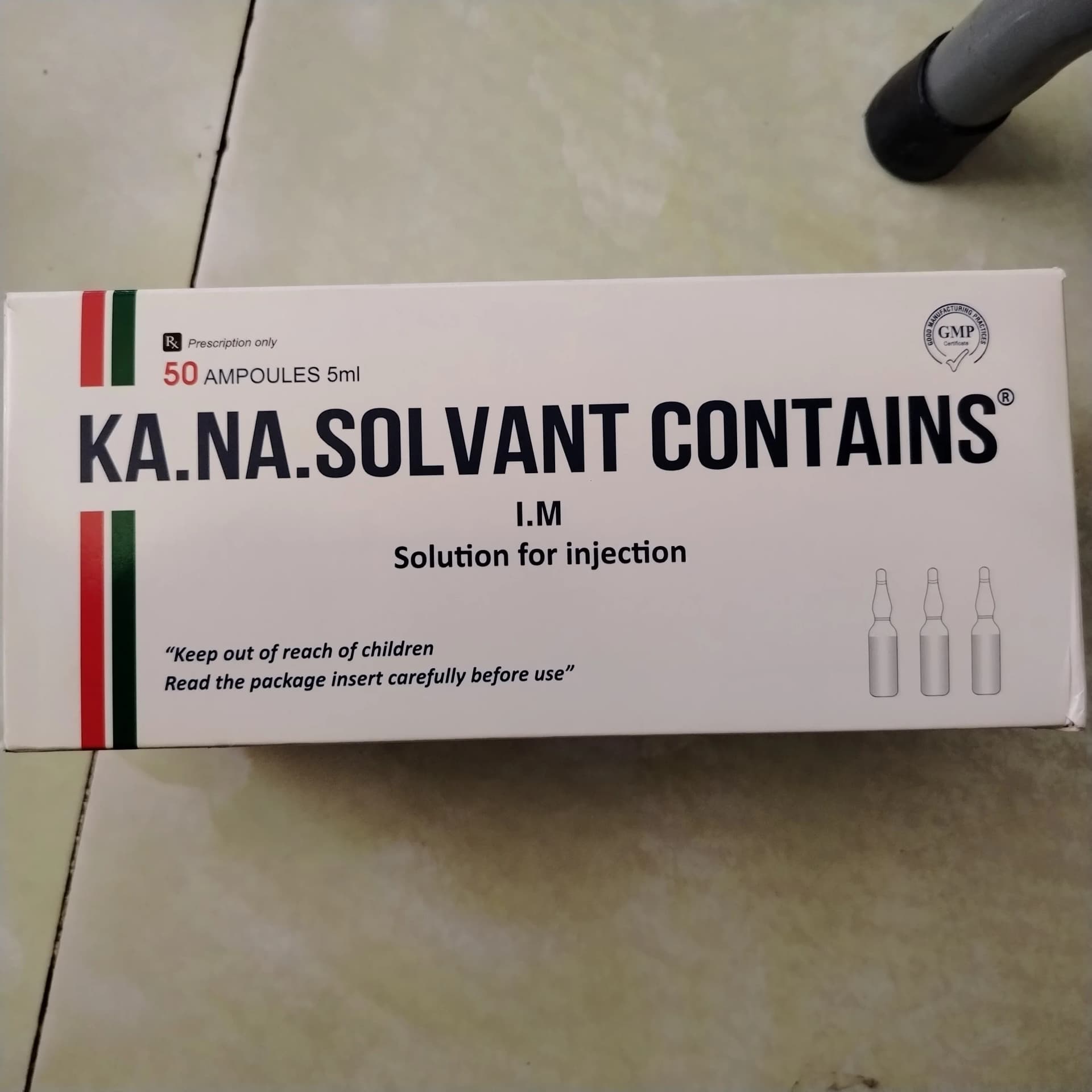 KA.NA.SOLVANT CONTAINS 150 mg / 5 ml