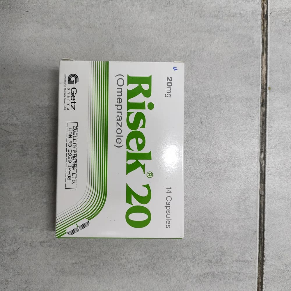 Risek 20 Omeprazole 20 mg per capsule