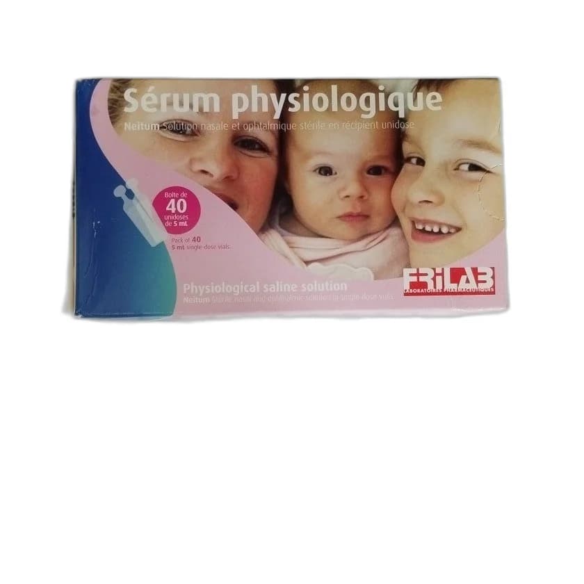 Physiological Saline Solution Sodium chloride 0.9%, 5 mL single-dose vial