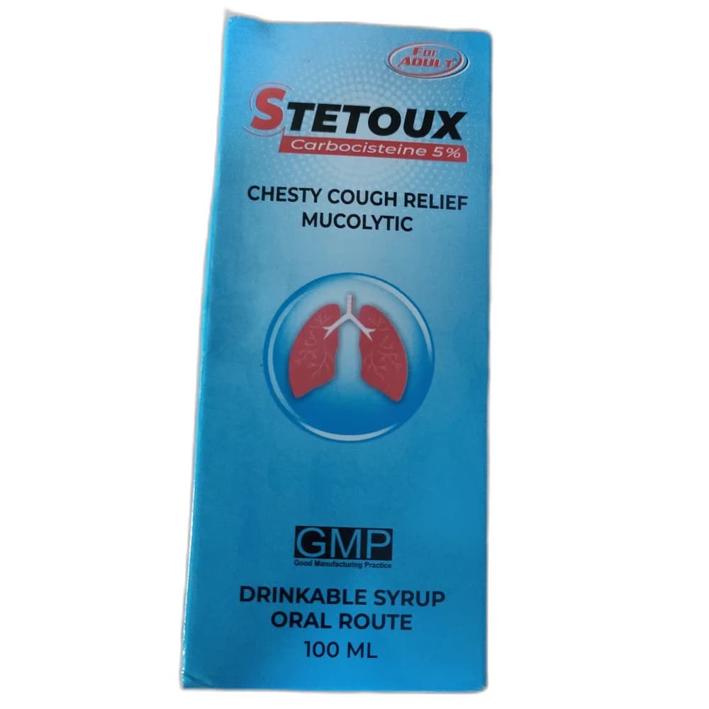 Stetoux 250 mg per 5 mL