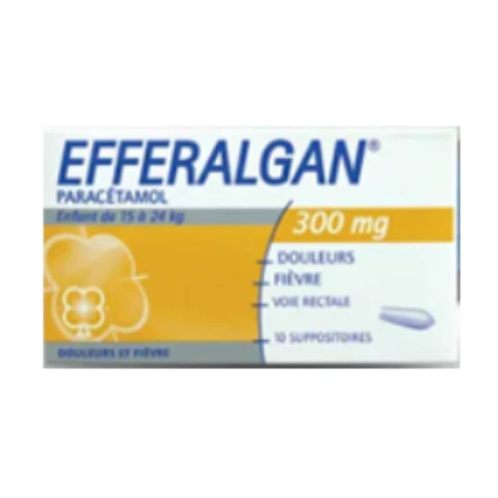 Efferalgan 300mg Suppositoire (Paracetamol) Not available