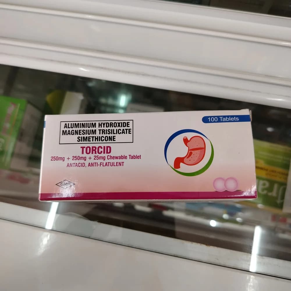 TORCID 250 mg / 250 mg / 25 mg
