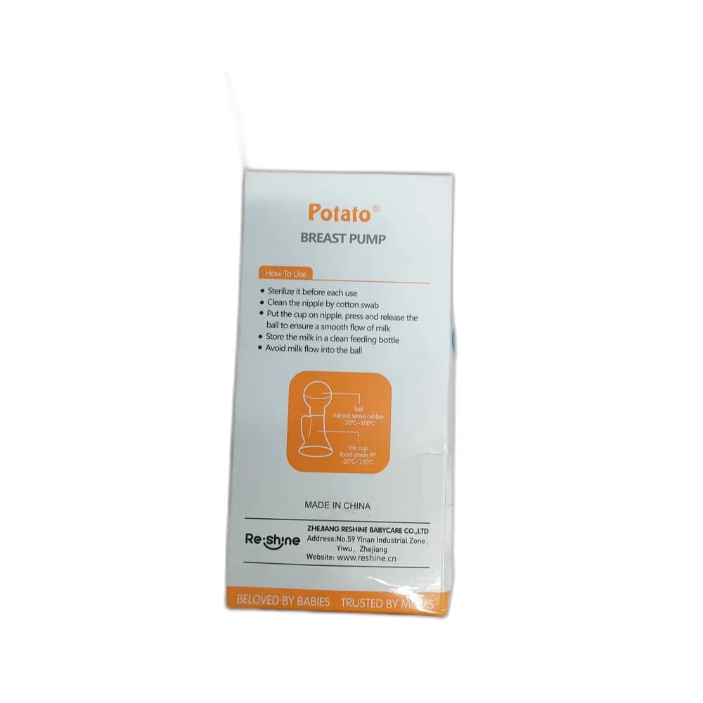 Potato Breast Pump Manual bulb pump, model FC806