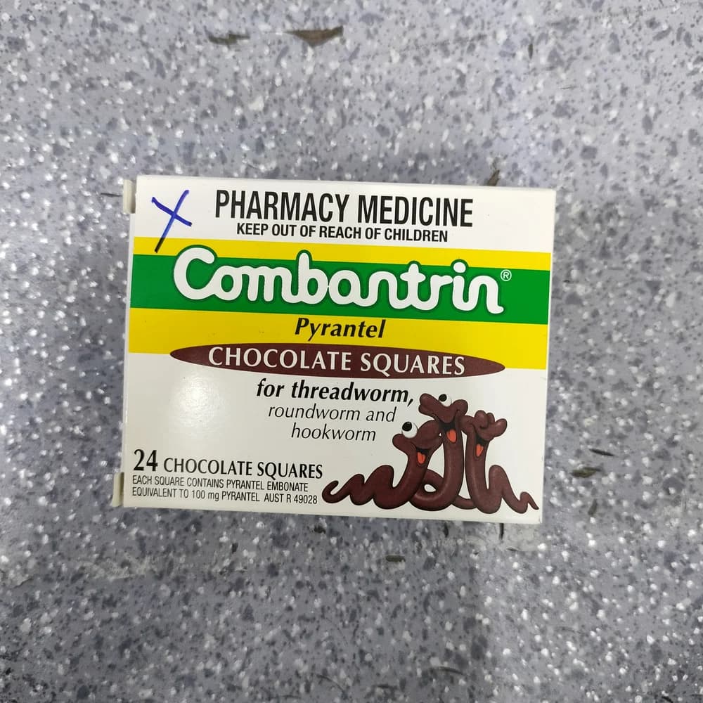 Combantrin Chocolate Squares 100 mg