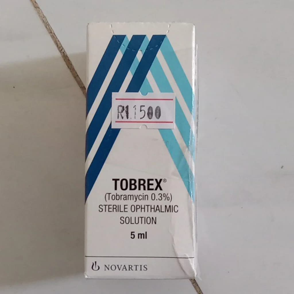 Tobrex (Tobramycin 0.3%) 3 mg per mL