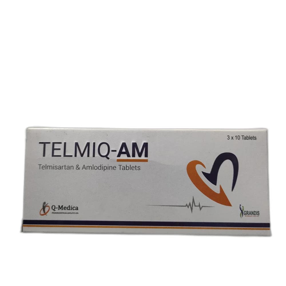 Telmiq-AM Telmisartan 40 mg + Amlodipine 5 mg per tablet