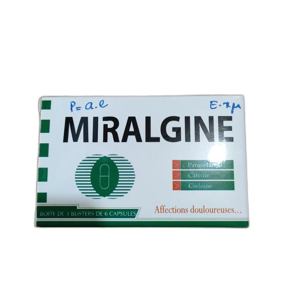 Miralgine 400 mg / 62.5 mg / 20 mg