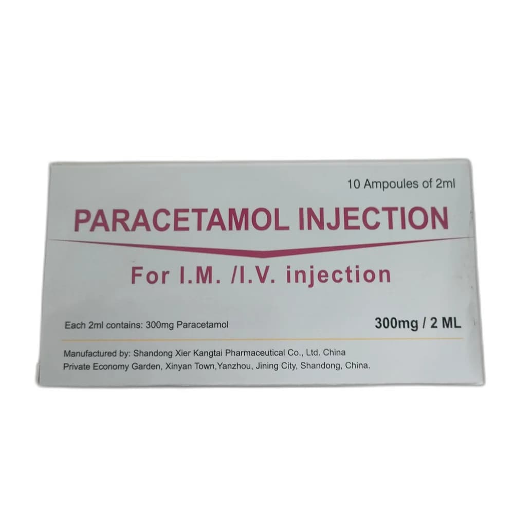 Paracetamol Injection 300 mg/2 mL 300 mg / 2 mL