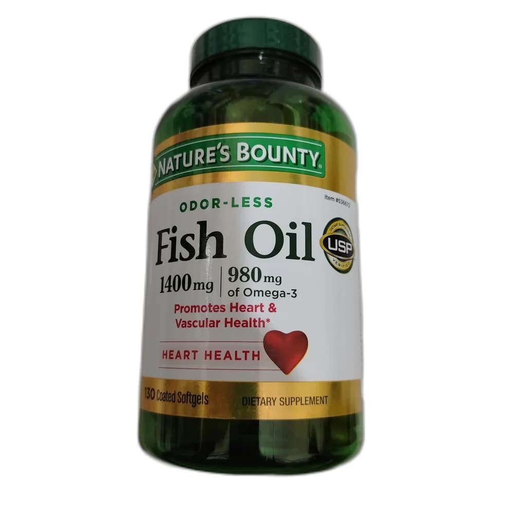 Nature's Bounty Odor-Less Fish Oil 1400 mg