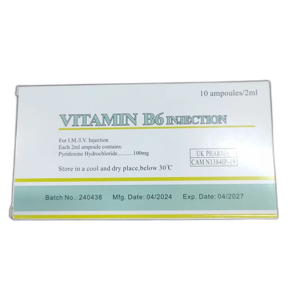 Vitamin B6 Injection 100 mg/2 mL