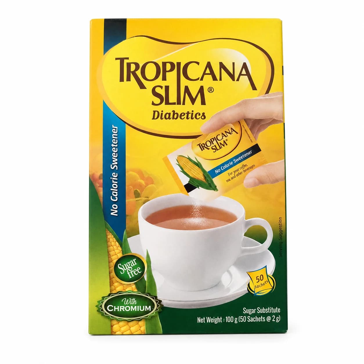 Tropicana Slim Diabetics 2 g per sachet