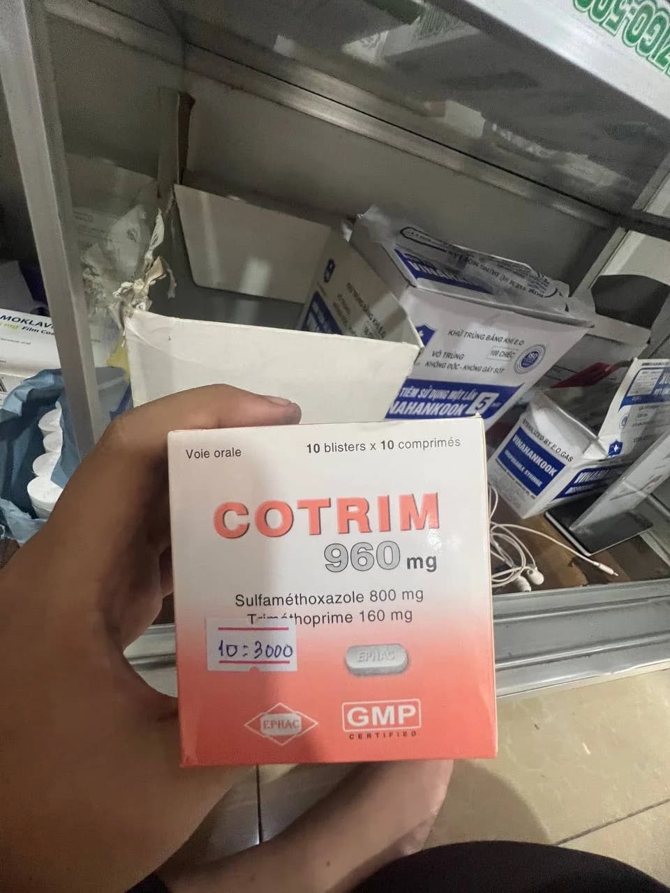 COTRIM 800mg + 160mg + 960mg