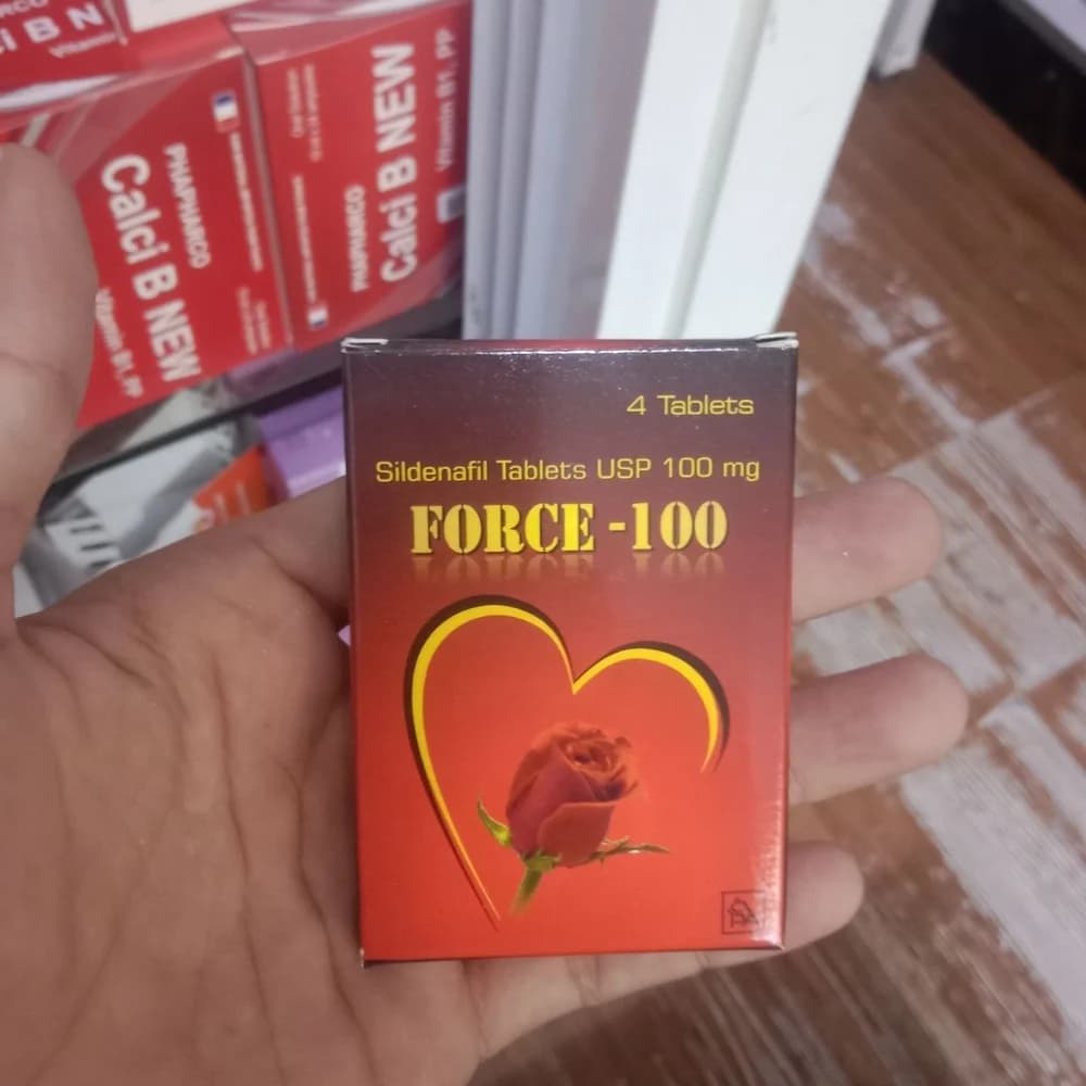 Force-100 Sildenafil citrate 100 mg, 4 film-coated tablets