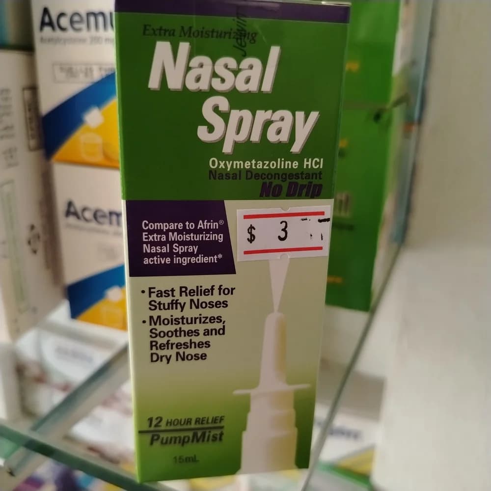 Nasal Spray (Oxymetazoline No Drip) 15 ml
