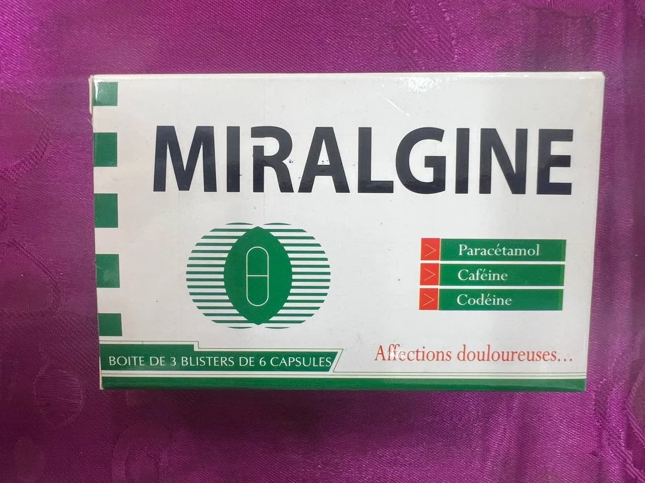 Miralgine Not available