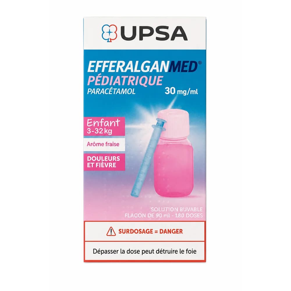 EfferalganMed Pédiatrique Paracetamol 30 mg/mL oral solution