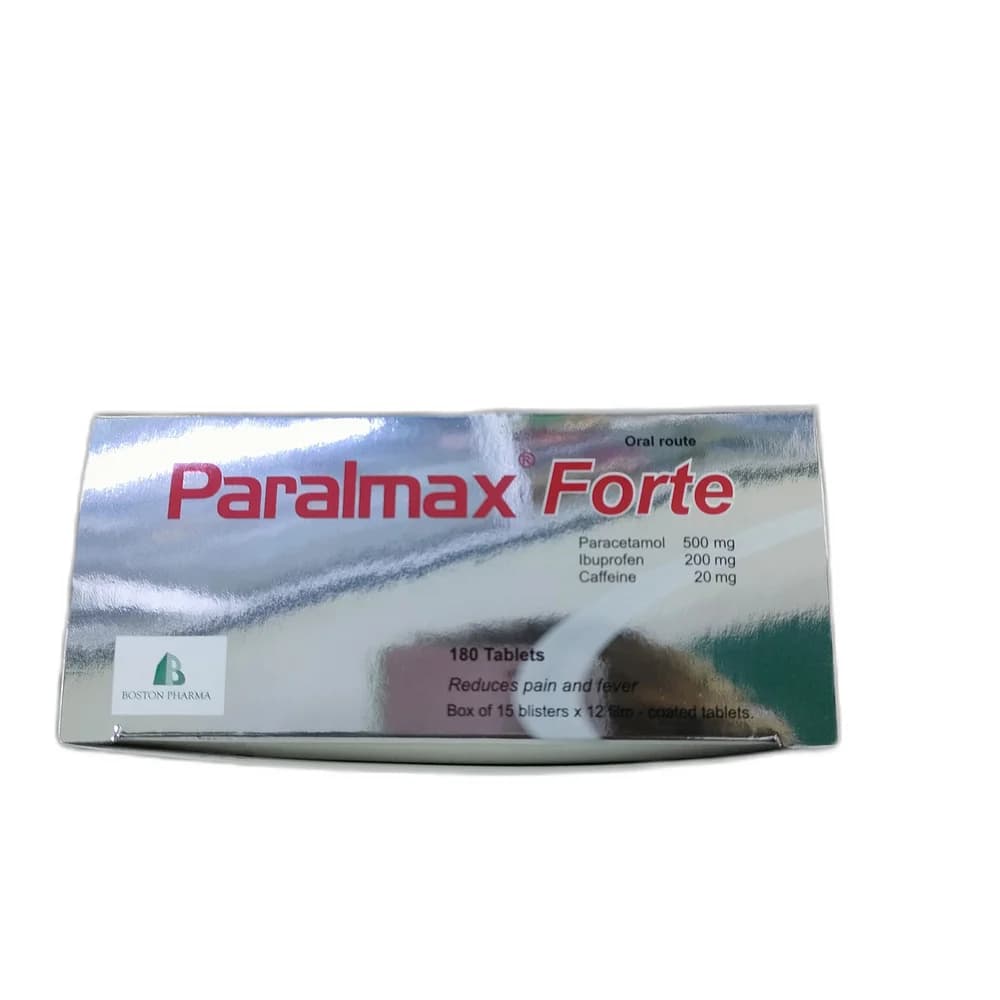 Paralmax Forte Paracetamol 500 mg + Ibuprofen 200 mg + Caffeine 20 mg