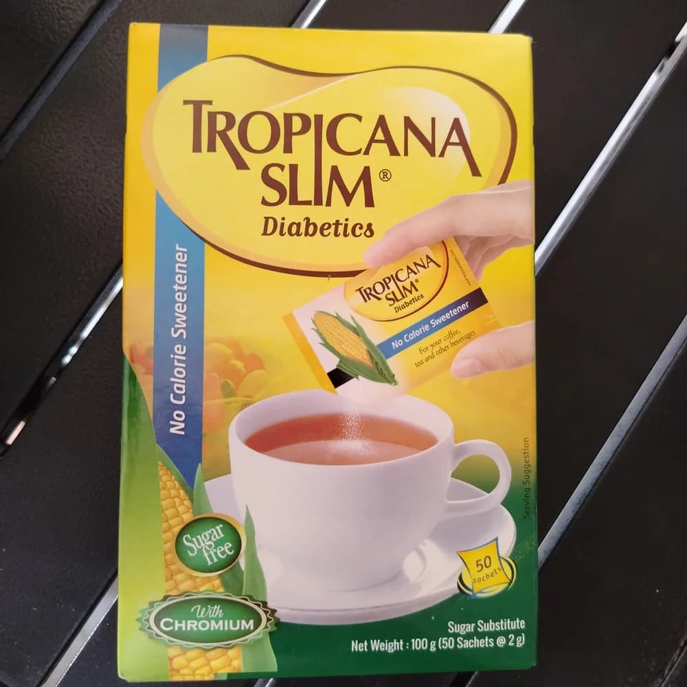 Tropicana Slim Diabetics 1 sachet (2 g) per serving
