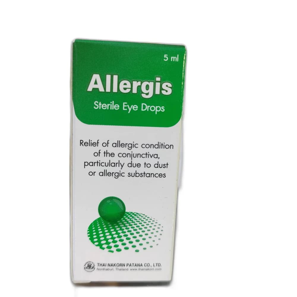 Allergis Antazoline HCl 0.5 mg/ml + Tetrahydrozoline HCl 0.4 mg/ml
